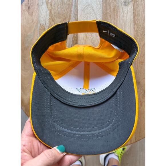 Nike MSUB Baseball hat, Montana State Billings, Yellow - Picture 4 of 5